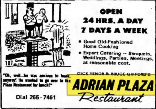 Adrian Plaza - Jul 1976 Ad (newer photo)